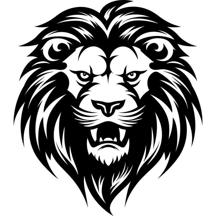 Lion   Clipart 1 Vignette