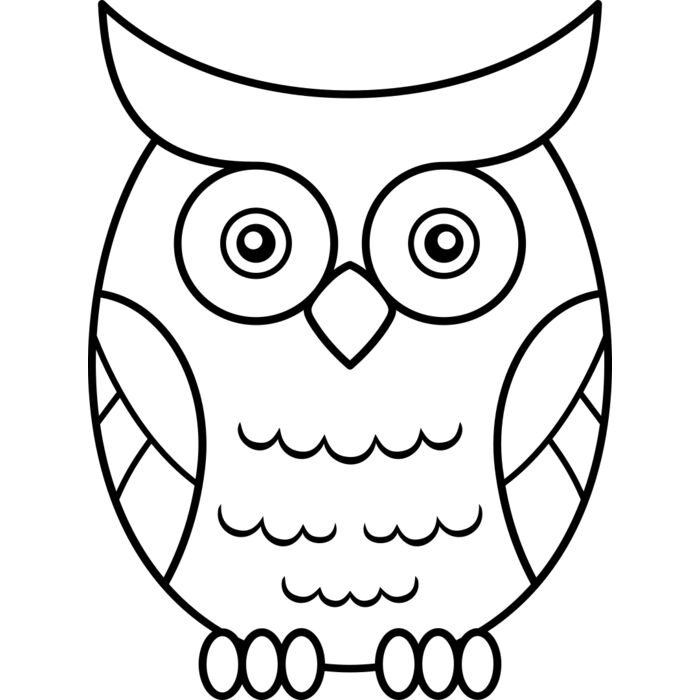 Owl   Clipart 2 Vignette