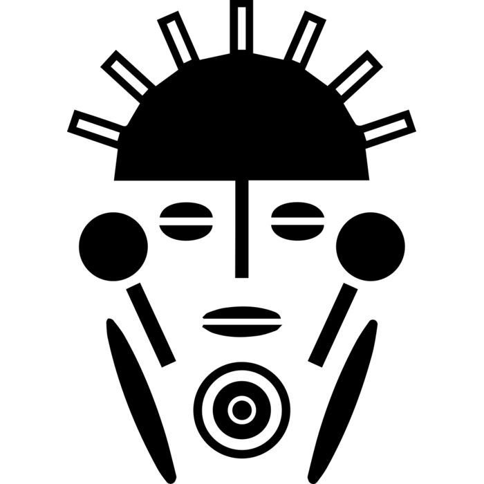 Tribal Mask Vignette