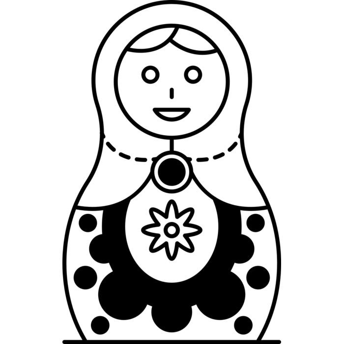 Folk Doll Vignette