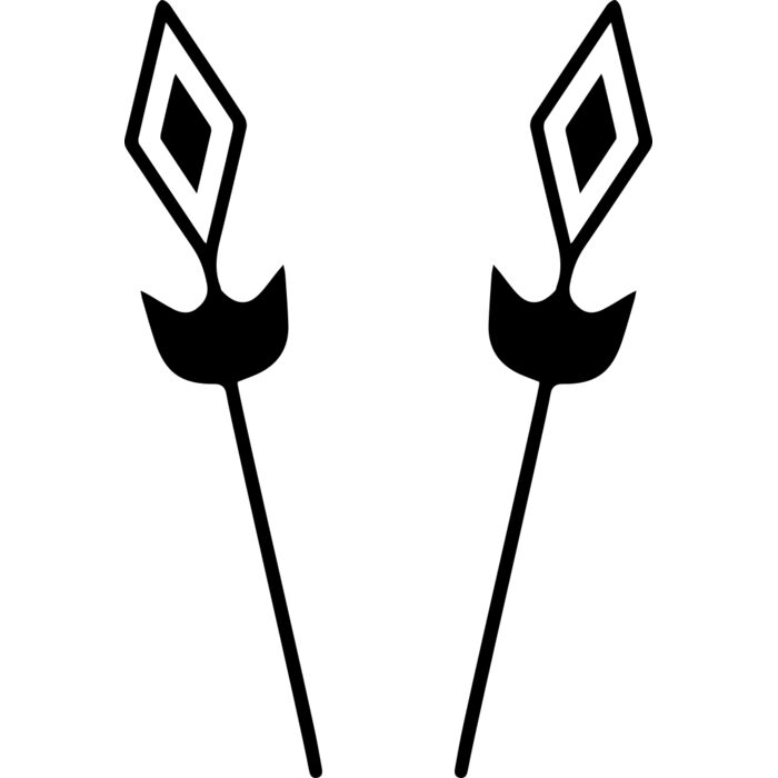 Samurai spears Vignette