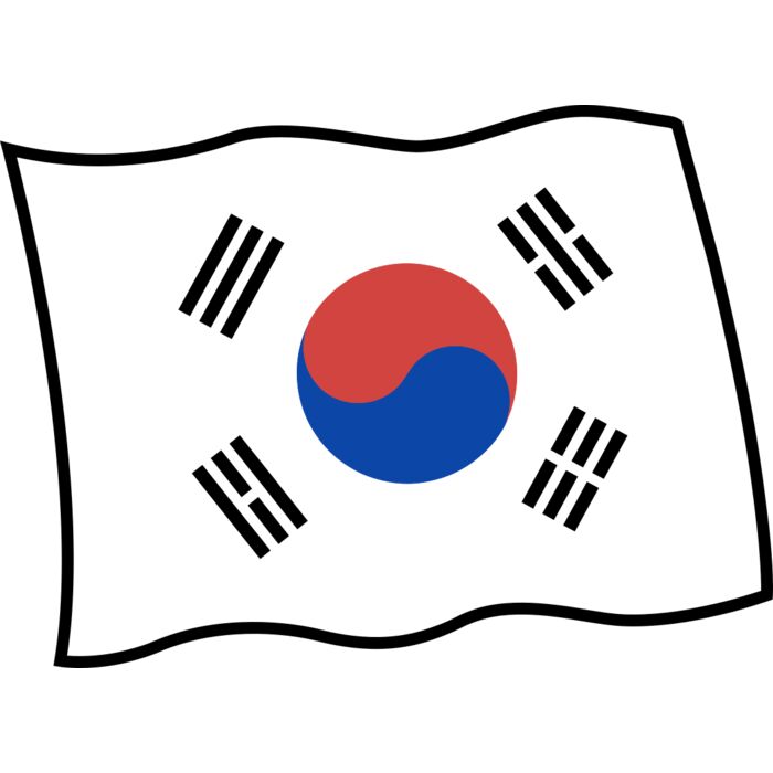 Korean Flag Vignette