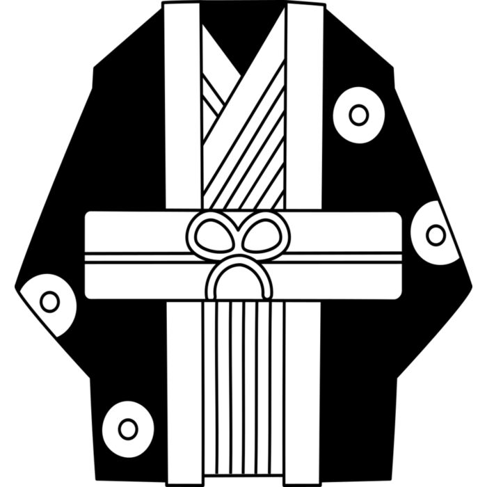 Traditional Japanese Kimono Vignette