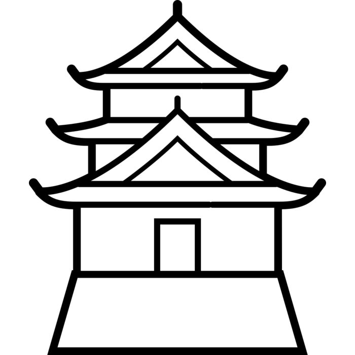 Japanese Castle Vignette