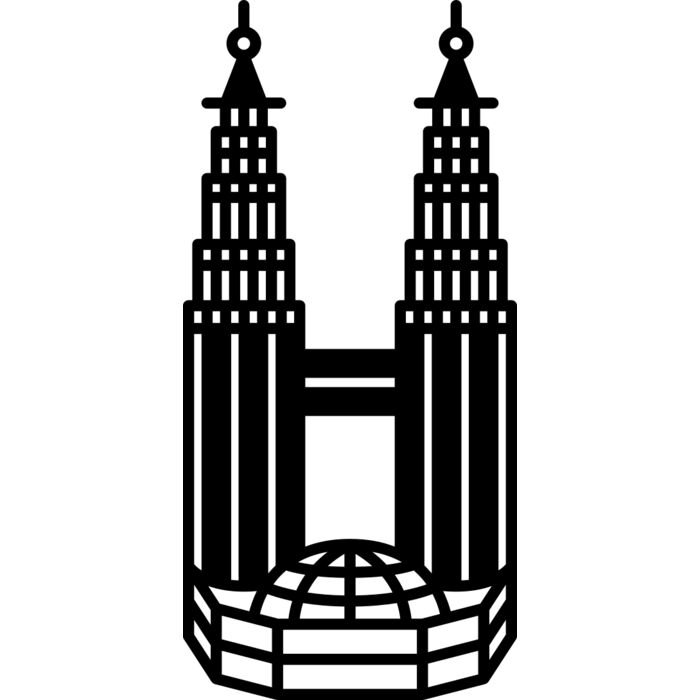 Petronas Twin Tower Vignette