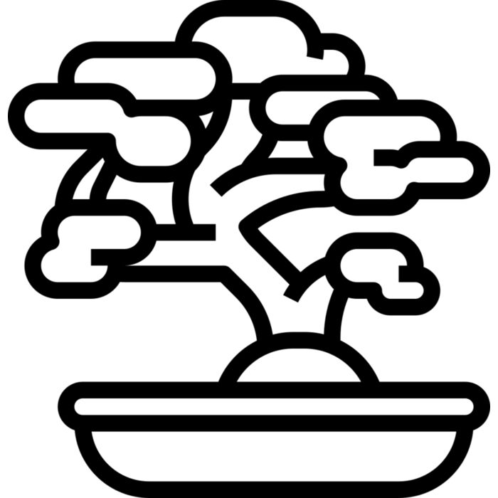 Bonsai Tree Vignette