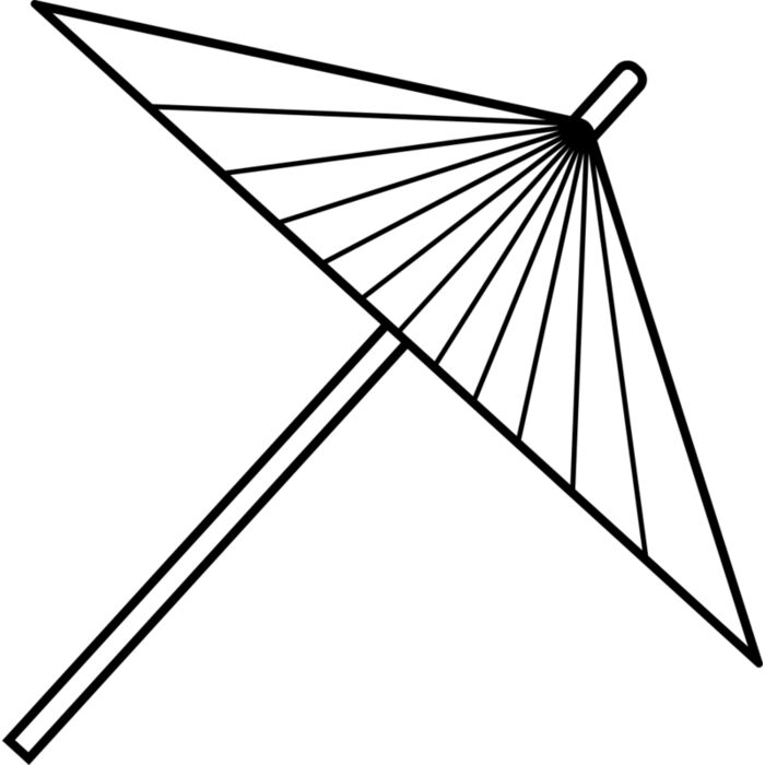 Japanese Umbrella Vignette