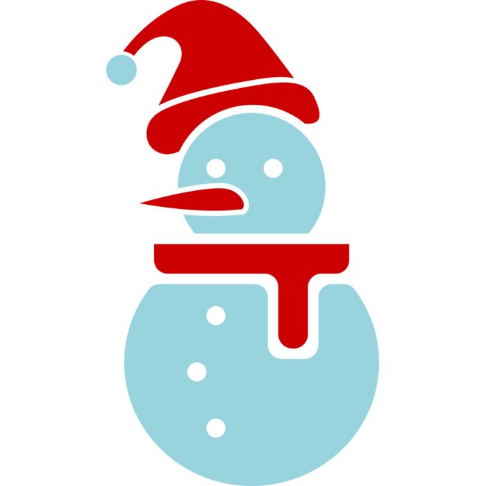 Snowman 1 Vignette