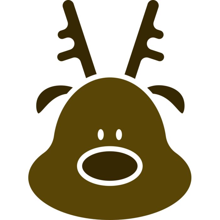 Reindeer Vignette