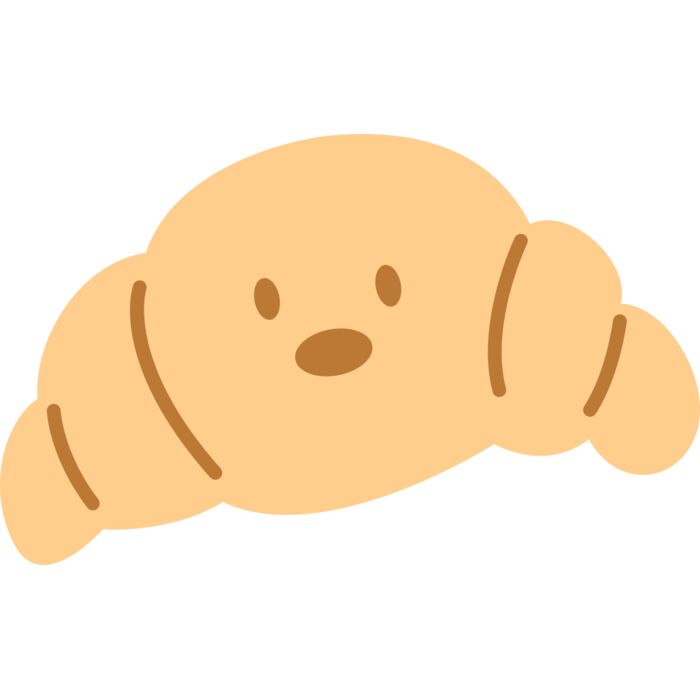 Cute Croisant Vignette