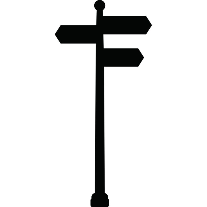 Street Sign Vignette