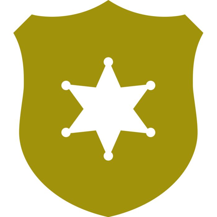 Police Badge Vignette