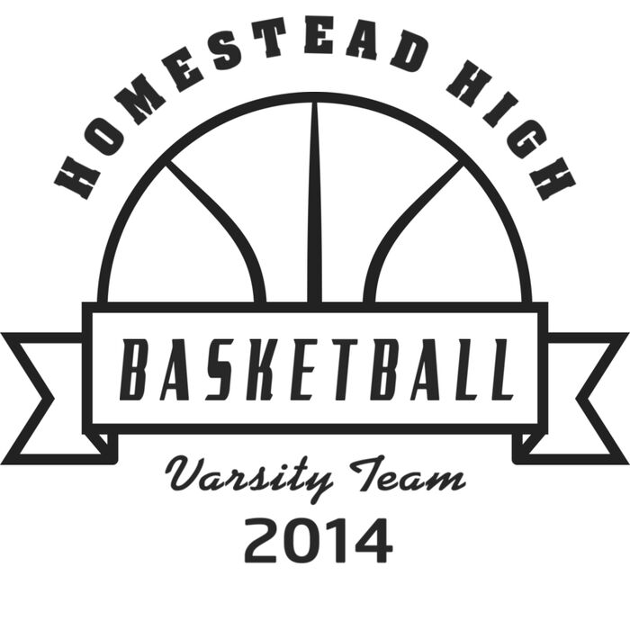 Basketball Template DNT001 BW Vignette