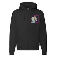Sweat-shirt à capuche zippé Premium Vignette