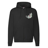 Sweat-shirt à capuche zippé Premium Vignette