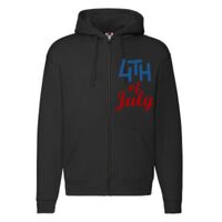 Sweat-shirt à capuche zippé Premium Vignette