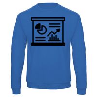 Sweat-shirt de qualité, 50% coton 50% polyster, de marque B&C Collection Vignette