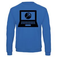 Sweat-shirt de qualité, 50% coton 50% polyster, de marque B&C Collection Vignette