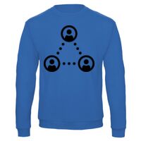 Sweat-shirt de qualité, 50% coton 50% polyster, de marque B&C Collection Vignette