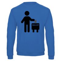 Sweat-shirt de qualité, 50% coton 50% polyster, de marque B&C Collection Vignette