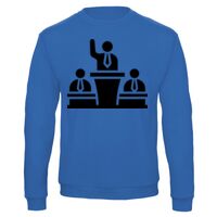 Sweat-shirt de qualité, 50% coton 50% polyster, de marque B&C Collection Vignette