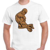 T-shirt Gildan Hammer adulte, manches courtes, 100% coton épais et doux, 203 g/m², tailles S au 5XL. Vignette