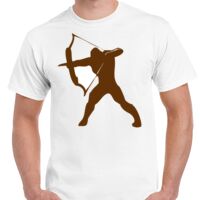 T-shirt Gildan Hammer adulte, manches courtes, 100% coton épais et doux, 203 g/m², tailles S au 5XL. Vignette