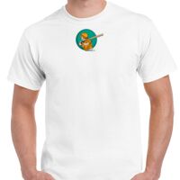 T-shirt Gildan Hammer adulte, manches courtes, 100% coton épais et doux, 203 g/m², tailles S au 5XL. Vignette