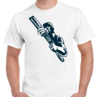 T-shirt Gildan Hammer adulte, manches courtes, 100% coton épais et doux, 203 g/m², tailles S au 5XL. Vignette