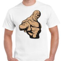 T-shirt Gildan Hammer adulte, manches courtes, 100% coton épais et doux, 203 g/m², tailles S au 5XL. Vignette