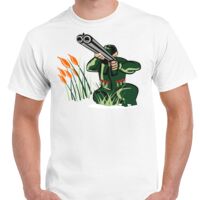 T-shirt Gildan Hammer adulte, manches courtes, 100% coton épais et doux, 203 g/m², tailles S au 5XL. Vignette