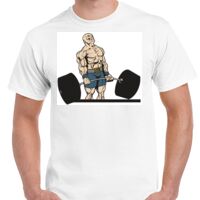 T-shirt Gildan Hammer adulte, manches courtes, 100% coton épais et doux, 203 g/m², tailles S au 5XL. Vignette