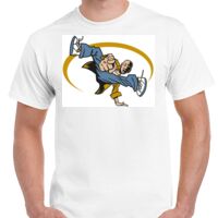 T-shirt Gildan Hammer adulte, manches courtes, 100% coton épais et doux, 203 g/m², tailles S au 5XL. Vignette