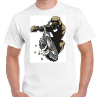 T-shirt Gildan Hammer adulte, manches courtes, 100% coton épais et doux, 203 g/m², tailles S au 5XL. Vignette