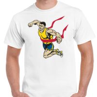 T-shirt Gildan Hammer adulte, manches courtes, 100% coton épais et doux, 203 g/m², tailles S au 5XL. Vignette