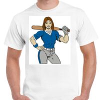 T-shirt Gildan Hammer adulte, manches courtes, 100% coton épais et doux, 203 g/m², tailles S au 5XL. Vignette