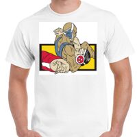 T-shirt Gildan Hammer adulte, manches courtes, 100% coton épais et doux, 203 g/m², tailles S au 5XL. Vignette