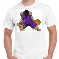 T-shirt Gildan Hammer adulte, manches courtes, 100% coton épais et doux, 203 g/m², tailles S au 5XL. Vignette