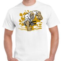 T-shirt Gildan Hammer adulte, manches courtes, 100% coton épais et doux, 203 g/m², tailles S au 5XL. Vignette