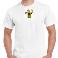 T-shirt Gildan Hammer adulte, manches courtes, 100% coton épais et doux, 203 g/m², tailles S au 5XL. Vignette