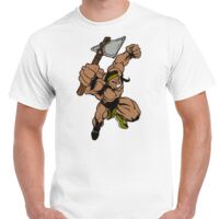 T-shirt Gildan Hammer adulte, manches courtes, 100% coton épais et doux, 203 g/m², tailles S au 5XL. Vignette