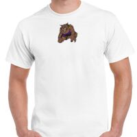 T-shirt Gildan Hammer adulte, manches courtes, 100% coton épais et doux, 203 g/m², tailles S au 5XL. Vignette