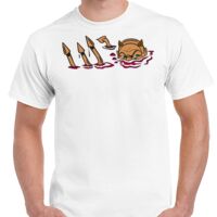 T-shirt Gildan Hammer adulte, manches courtes, 100% coton épais et doux, 203 g/m², tailles S au 5XL. Vignette