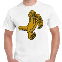 T-shirt Gildan Hammer adulte, manches courtes, 100% coton épais et doux, 203 g/m², tailles S au 5XL. Vignette