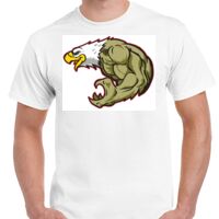 T-shirt Gildan Hammer adulte, manches courtes, 100% coton épais et doux, 203 g/m², tailles S au 5XL. Vignette