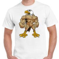 T-shirt Gildan Hammer adulte, manches courtes, 100% coton épais et doux, 203 g/m², tailles S au 5XL. Vignette