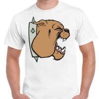 T-shirt Gildan Hammer adulte, manches courtes, 100% coton épais et doux, 203 g/m², tailles S au 5XL. Vignette