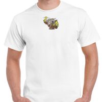 T-shirt Gildan Hammer adulte, manches courtes, 100% coton épais et doux, 203 g/m², tailles S au 5XL. Vignette