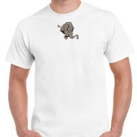 T-shirt Gildan Hammer adulte, manches courtes, 100% coton épais et doux, 203 g/m², tailles S au 5XL. Vignette