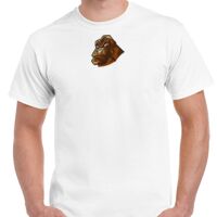 T-shirt Gildan Hammer adulte, manches courtes, 100% coton épais et doux, 203 g/m², tailles S au 5XL. Vignette